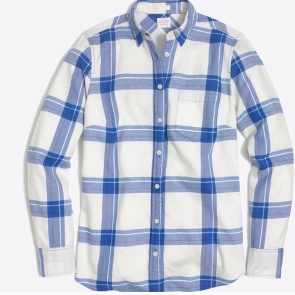 J. Crew Tops - J.Crew flannel shirt